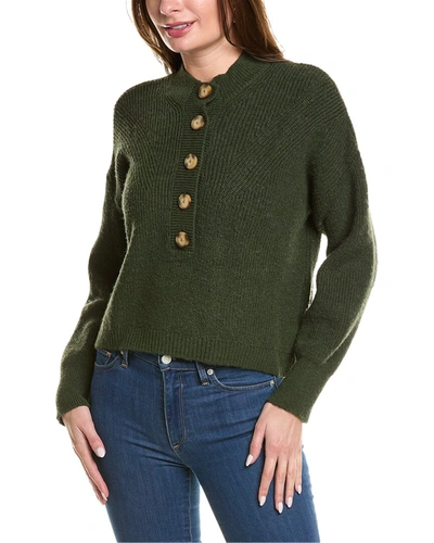 Anna Kay Vanelly Wool-blend Sweater In Green