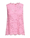 Dolce & Gabbana Sleeveless Lace Top In Pink