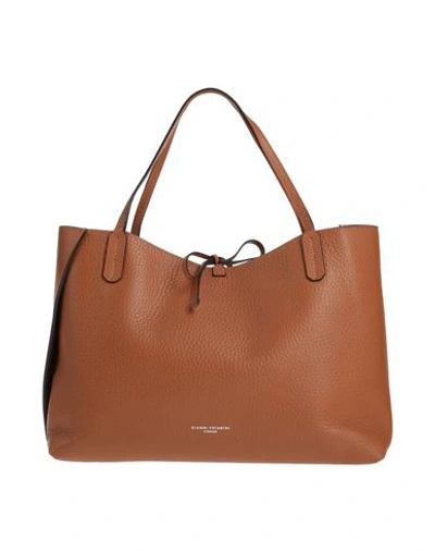 Gianni Chiarini Woman Handbag Brown Size - Leather