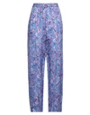 Isabel Marant Woman Pants Blue Size 10 Viscose, Silk