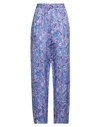 Isabel Marant Woman Pants Blue Size 10 Viscose, Silk In Blue