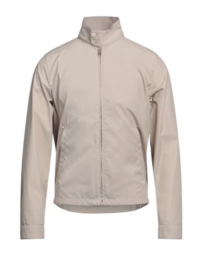 Prada Man Jacket Beige Size 40 Cotton, Polyester