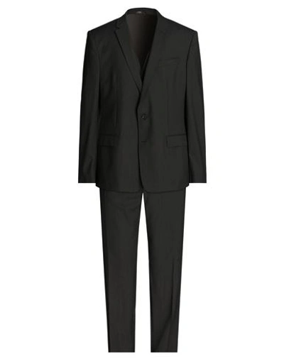 Dolce & Gabbana Man Suit Steel Grey Size 46 Virgin Wool In Grey