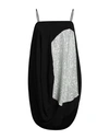 Nina Ricci Knee Lenght Dress With Sequins In Black