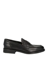 Doucal's Woman Loafers Black Size 7.5 Leather