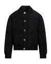 Versace Medusa Buttoned-up Jacket In Black