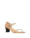Aeyde Aeydē Woman Sandals Sand Size 11 Soft Leather In Beige