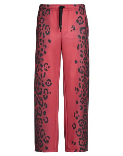 Dolce & Gabbana Man Pants Brick Red Size 36 Polyester