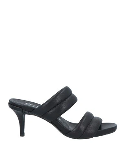 Pedro Garcia Pedro García Woman Sandals Black Size 7 Leather