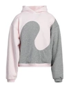 Dior X Erl Man Sweatshirt Light Pink Size L Cotton, Polyester, Polyamide In Pink
