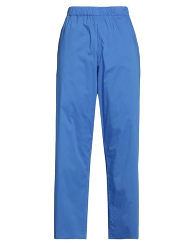 Liviana Conti Woman Pants Light Blue Size 6 Cotton, Polyamide, Elastane