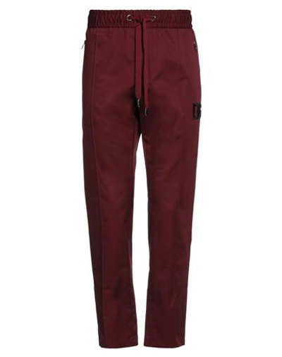 Dolce & Gabbana Drawstring Track Pants In Red