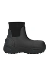Ambush Elasticated Ankle Welly Boots In Black