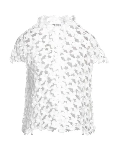 Comme Des Garçons Woman Top White Size S Polyester