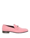 BALLY BALLY MAN LOAFERS PINK SIZE 11 SOFT LEATHER