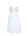 Stella Mccartney Woman Mini Dress Ivory Size 2-4 Linen, Cotton, Polyamide In White
