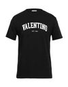 Valentino Garavani Man T-shirt Black Size Xxl Cotton