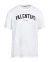 Valentino Garavani Man T-shirt White Size Xl Cotton