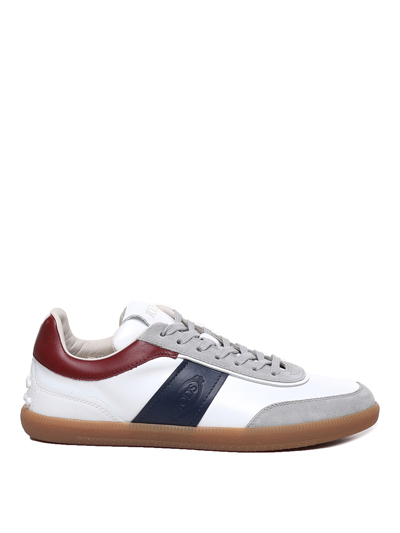 Tod's Tabs Sneakers In Suede In Multicolour