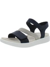 Ecco Womens Adjustable Leather Ankle Strap In Black