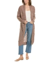 Saltwater Luxe Long Cardigan In Brown