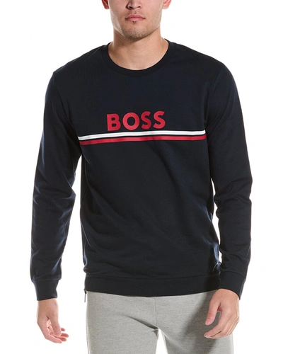 Hugo Boss Essential Sweatshirt In Blue