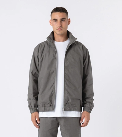 Zanerobe Primal Track Jacket Dk Moss In Grey