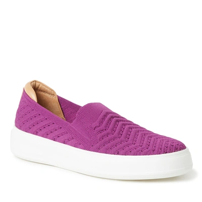 Dearfoams Women's Sophie Slip-on Sneaker In Purple