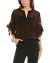 VINCE CAMUTO PINTUCK BLOUSE