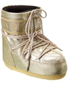 Moon Boot Metallic Boots In Gold