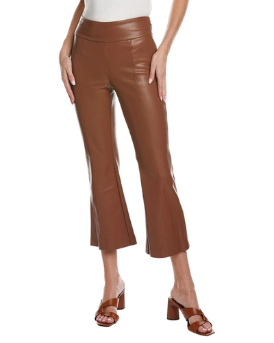 Bcbgmaxazria Leather Pant In Brown