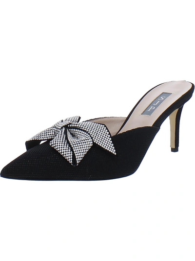 Sjp By Sarah Jessica Parker Paley Womens Embellished Pointed Toe Mules In Black