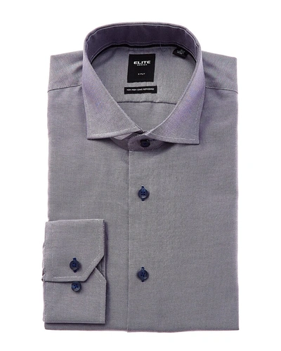 Elite Serica Trim Fit Dress Shirt In Purple