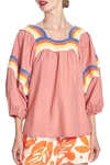 Corey Lynn Calter Patti Top In Terracotta In Brown