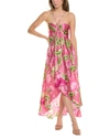 Rococo Sand Ren Halter Maxi Dress In Pink
