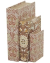 Peyton Lane Set Of 3 Traditional Rectangle Faux Leather Box
