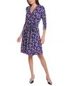 LEOTA SURPLICE MINI DRESS