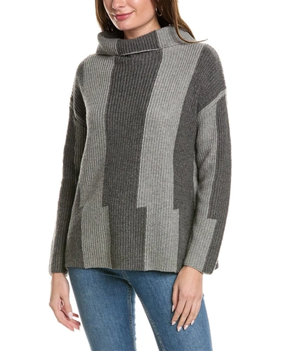 Ost Rolled Neck Wool-blend Sweater In Grey