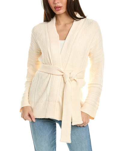 To My Lovers Open Front Cardigan In Beige