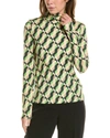 St John St. John Diagonal Geo Top In Black