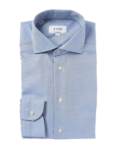 Eton Contemporary Fit Dress Shirt In Blue