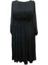 TAYLOR PLUS WOMENS TIERED LONG MAXI DRESS