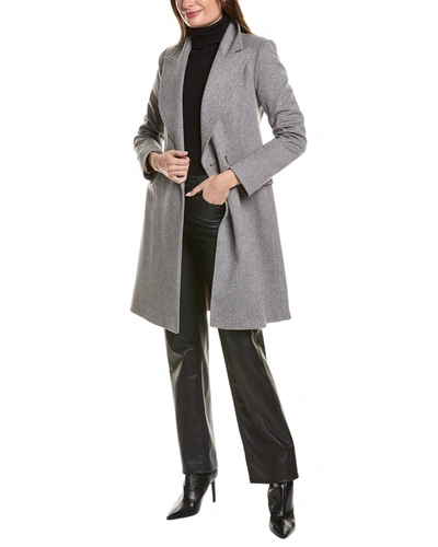 Fleurette Wool Jacket In Grey