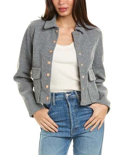 To My Lovers Collared Jacket In Grey