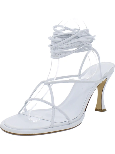 Ilio Smeraldo Ilnia 2 Womens Leather Lace Up Pumps In White