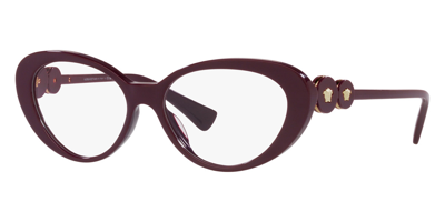 Versace Women's 53 Mm Opticals In Bordeaux