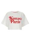 KENZO CROPPED T-SHIRT WHITE