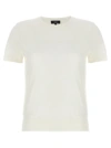 Theory Lightweight Crew Neck Ribbed Hem Top