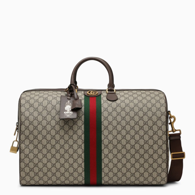 Gucci The  Savoy Medium Travel Duffle Bag In Cream