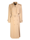 BURBERRY DOUBLE-BREASTED TRENCH COAT BEIGE
